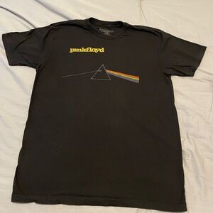 Pink Floyd Black Short Sleeve Tee Dark Side Design